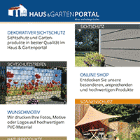 Flyer A6 Für das Haus & Gartenportal