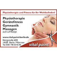 Zeitungsanzeige Vital Point